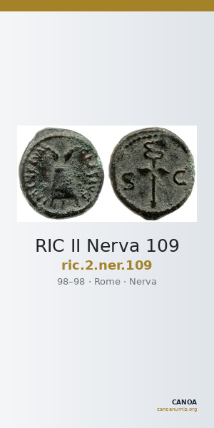RIC II Nerva 109 — CANOA