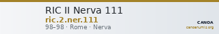 RIC II Nerva 111 — CANOA