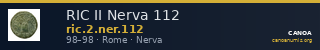RIC II Nerva 112 — CANOA