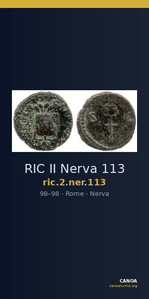 RIC II Nerva 113 — CANOA