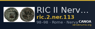 RIC II Nerva 113 — CANOA