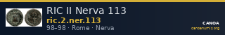 RIC II Nerva 113 — CANOA