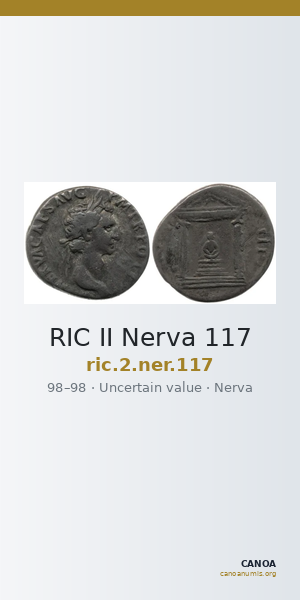 RIC II Nerva 117 — CANOA
