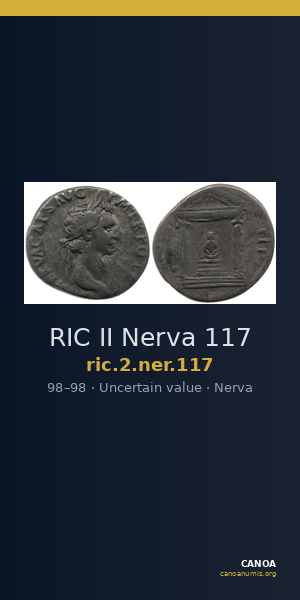 RIC II Nerva 117 — CANOA