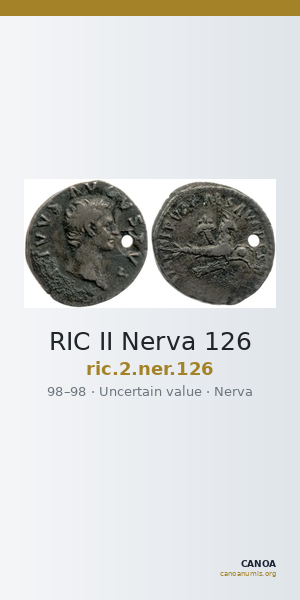 RIC II Nerva 126 — CANOA