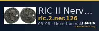RIC II Nerva 126 — CANOA
