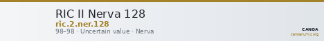 RIC II Nerva 128 — CANOA