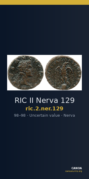 RIC II Nerva 129 — CANOA