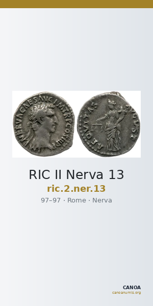 RIC II Nerva 13 — CANOA