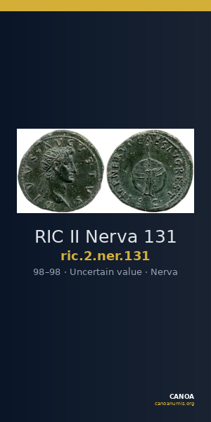 RIC II Nerva 131 — CANOA