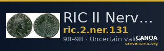 RIC II Nerva 131 — CANOA