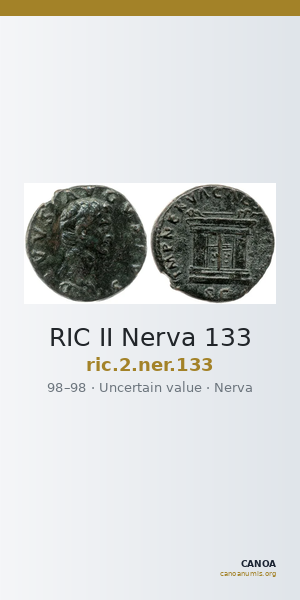 RIC II Nerva 133 — CANOA