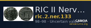 RIC II Nerva 133 — CANOA