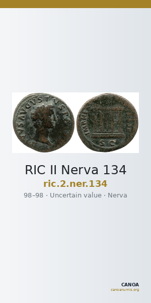 RIC II Nerva 134 — CANOA