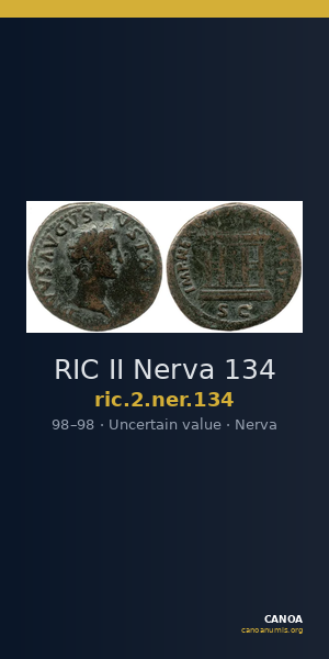 RIC II Nerva 134 — CANOA