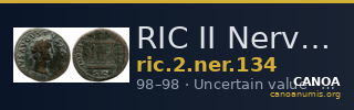RIC II Nerva 134 — CANOA