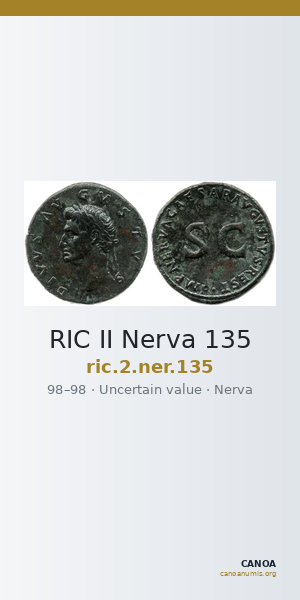 RIC II Nerva 135 — CANOA