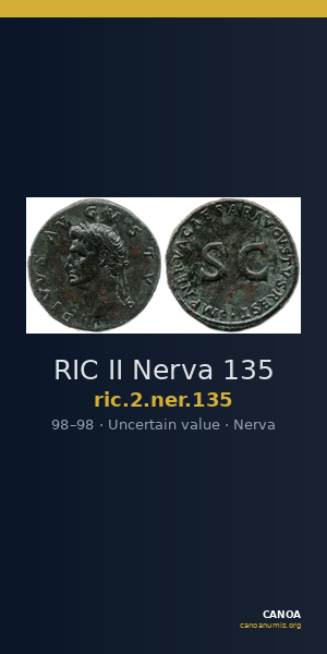 RIC II Nerva 135 — CANOA