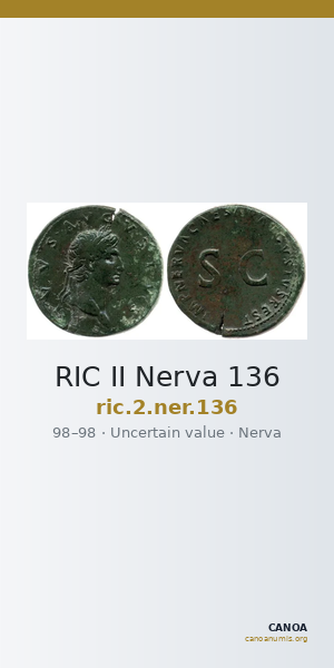 RIC II Nerva 136 — CANOA
