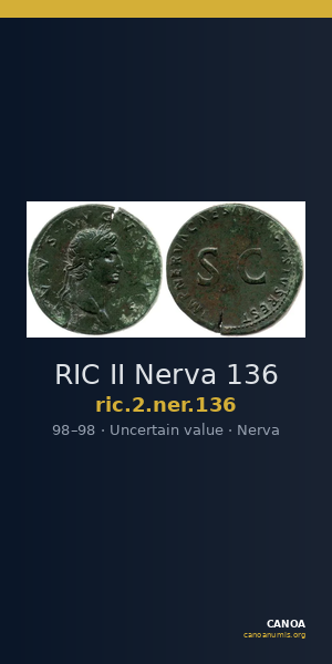 RIC II Nerva 136 — CANOA