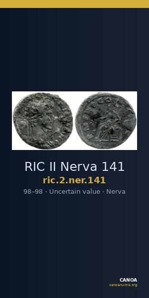 RIC II Nerva 141 — CANOA
