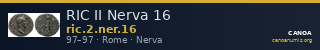 RIC II Nerva 16 — CANOA