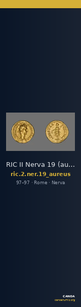 RIC II Nerva 19 (aureus) — CANOA