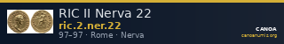 RIC II Nerva 22 — CANOA