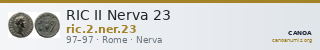 RIC II Nerva 23 — CANOA