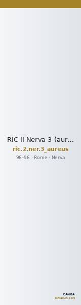 RIC II Nerva 3 (aureus) — CANOA