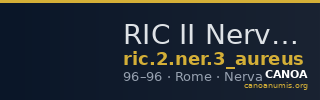 RIC II Nerva 3 (aureus) — CANOA