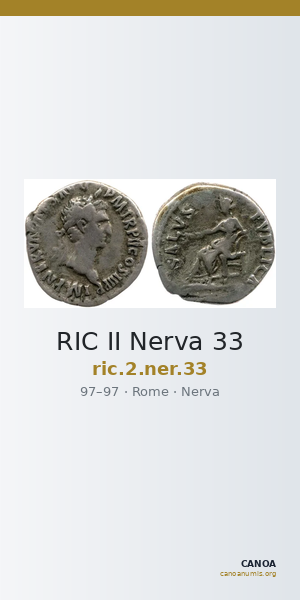 RIC II Nerva 33 — CANOA