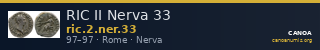 RIC II Nerva 33 — CANOA