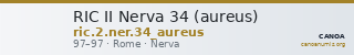 RIC II Nerva 34 (aureus) — CANOA