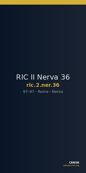 RIC II Nerva 36 — CANOA