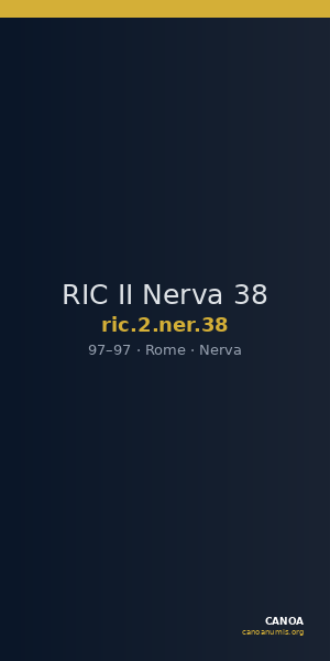 RIC II Nerva 38 — CANOA