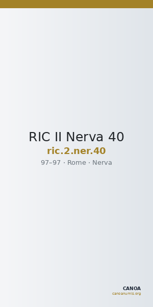 RIC II Nerva 40 — CANOA
