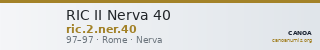RIC II Nerva 40 — CANOA