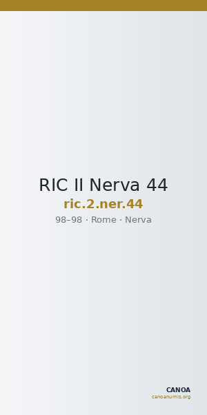 RIC II Nerva 44 — CANOA