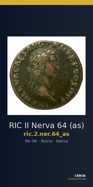 RIC II Nerva 64 (as) — CANOA