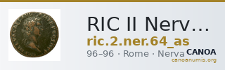 RIC II Nerva 64 (as) — CANOA
