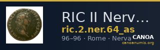 RIC II Nerva 64 (as) — CANOA