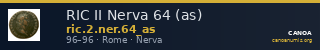 RIC II Nerva 64 (as) — CANOA