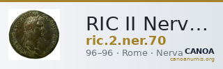 RIC II Nerva 70 — CANOA