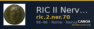 RIC II Nerva 70 — CANOA