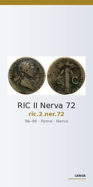 RIC II Nerva 72 — CANOA
