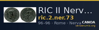RIC II Nerva 73 — CANOA