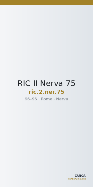 RIC II Nerva 75 — CANOA