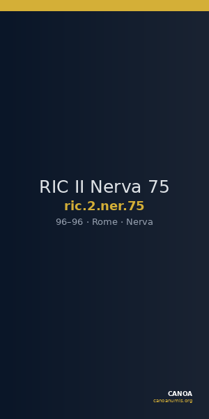 RIC II Nerva 75 — CANOA