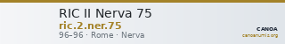 RIC II Nerva 75 — CANOA